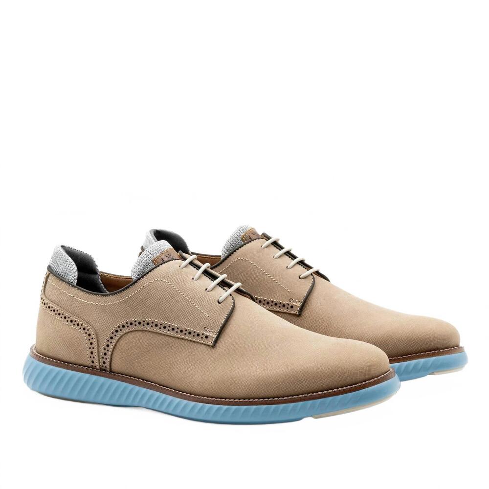 NEW MARTIN DINGMAN men's countryaire nubuck plain toe shoe in sand